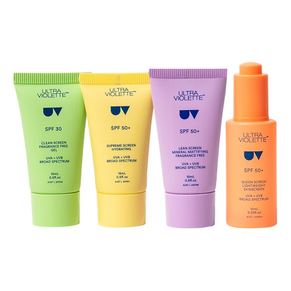 Collection de Mini Crèmes Solaires - Coffret soin visage solaire, ULTRA VIOLETTE